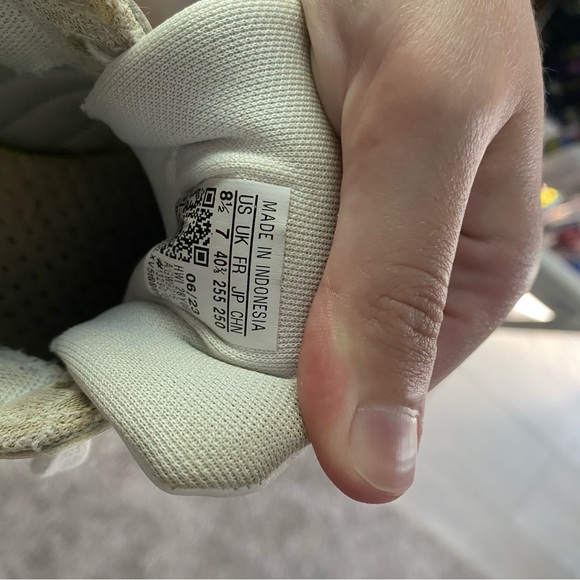 Adidas White and Platinum Sneakers - Picture 3 of 5